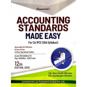 Commercial's Accounting Standards Made Easy for CA IPCC May 2020/Nov. 2020 Exam [Old Syllabus] by CA. Ravi Kanth Miriyala & CA. Sunitanjani Miriyala